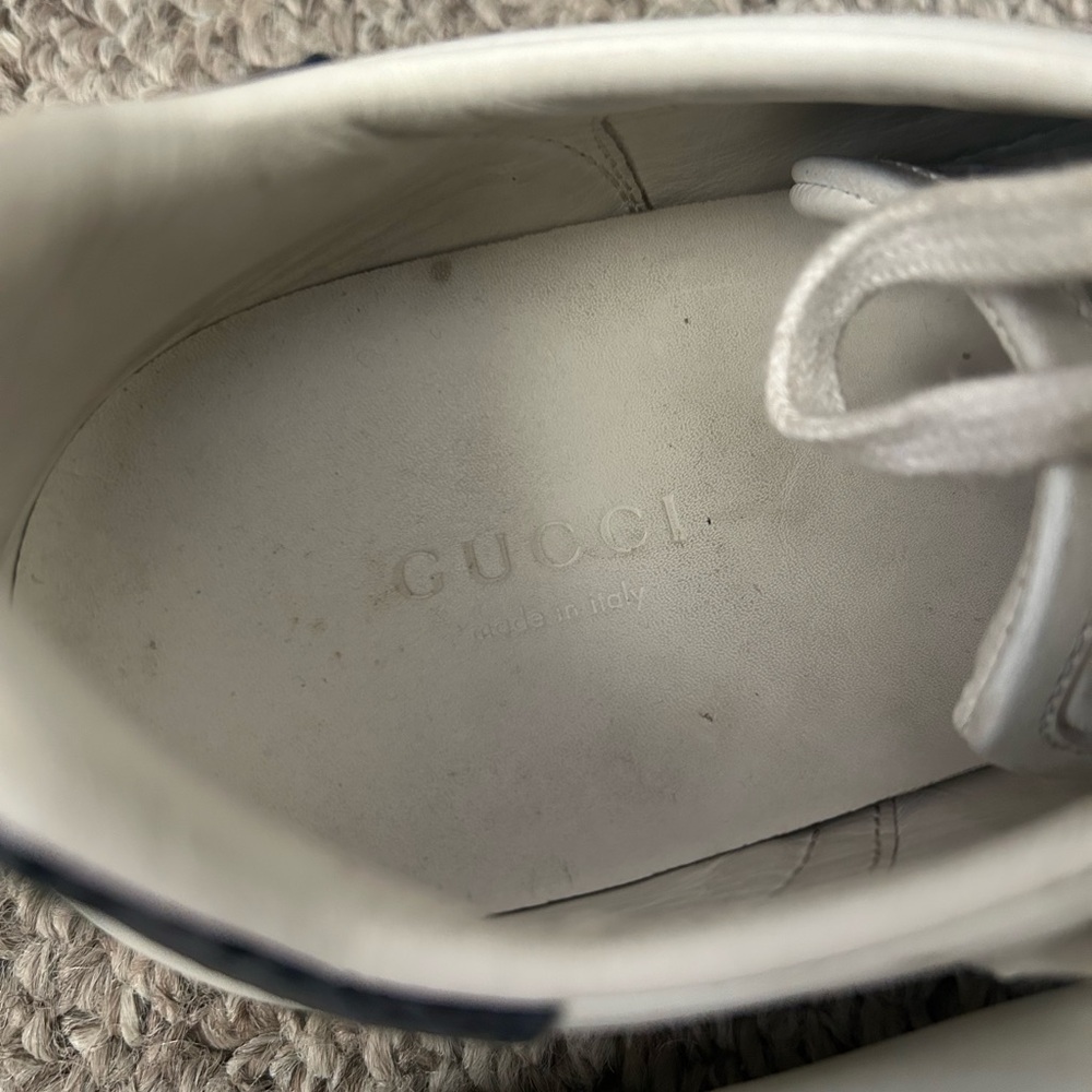 Gucci White and Red Sneakers Classic Design size 5.5 - Picture 4 of 8
